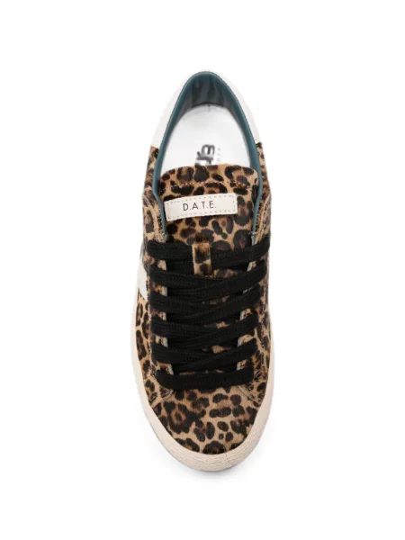 Sneakers D.a.t.e. με σχέδιο με λεοπαρ μοτιβο καφέ