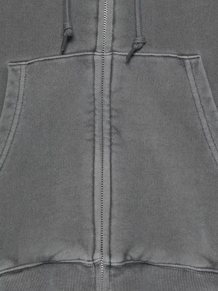Суичър с качулка Carhartt Wip с автограф сиво