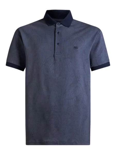 Поло тениска Etro синьо
