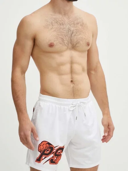 Спортивные шорты Plein Sport белые