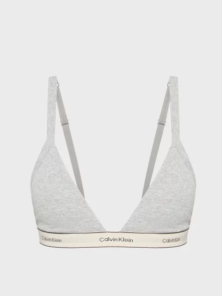 Без підкладки бюстгальтер Calvin Klein сірий