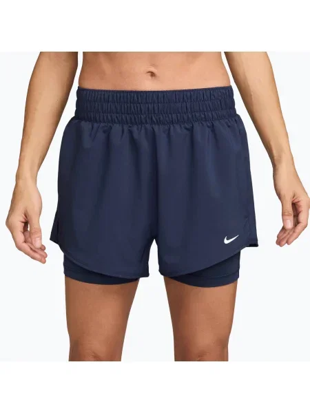 Шорти Nike One Dri-Fit High-Waisted 3" midnight navy