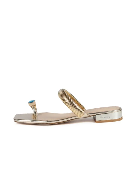 Lola Casademunt Sandale zlatna