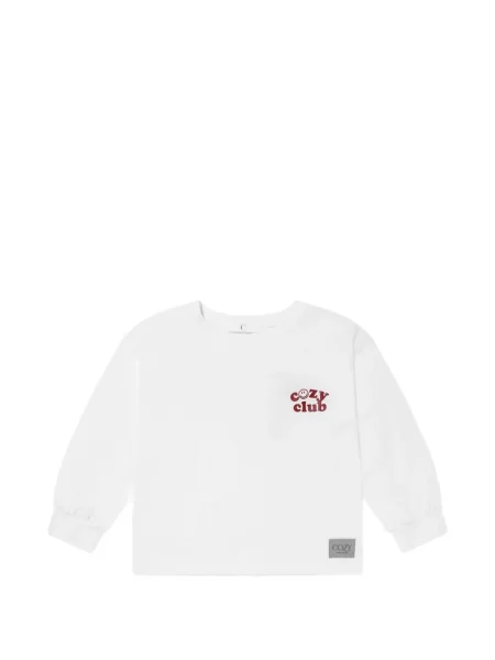 Koszulka dziecięca Cozy Crew Club biała