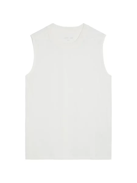 Top Literary Sport bez rękawów z okrągłym dekoltem biały