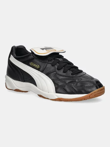 Kožne tenisice Puma King Indoor crna