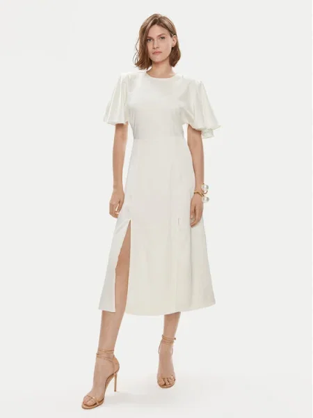 ROTATE Rochie cocktail Écru