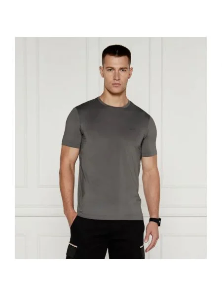 BOSS GREEN Tricou | stretch verde