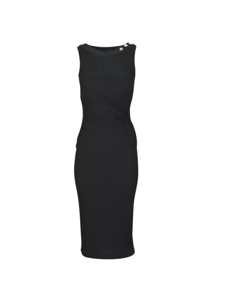 Obleka maxi obleka Guess črna