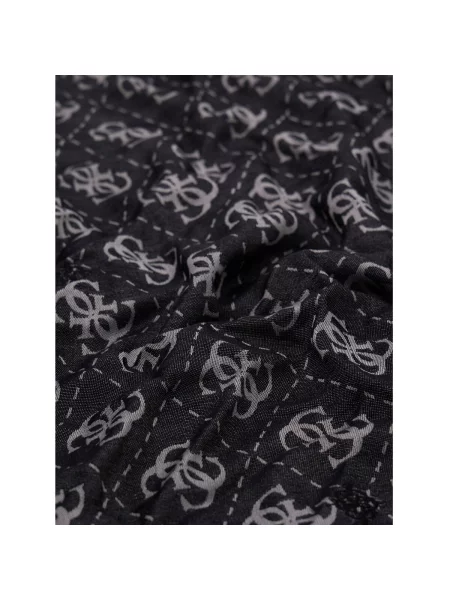 GUESS Fular gri / gri grafit negru