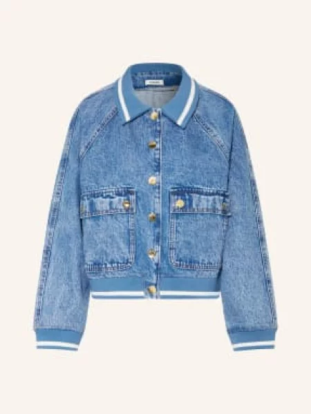 Sandro Kurtka Dżinsowa blau niebieska
