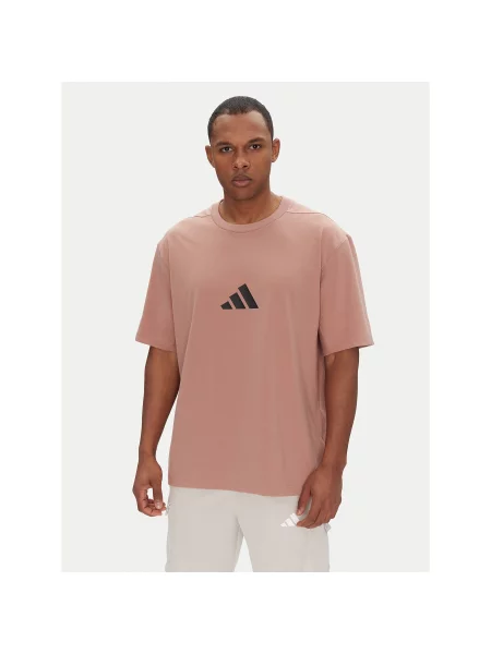 Adidas Футболка Z.N.E. Loose Fit рожевий
