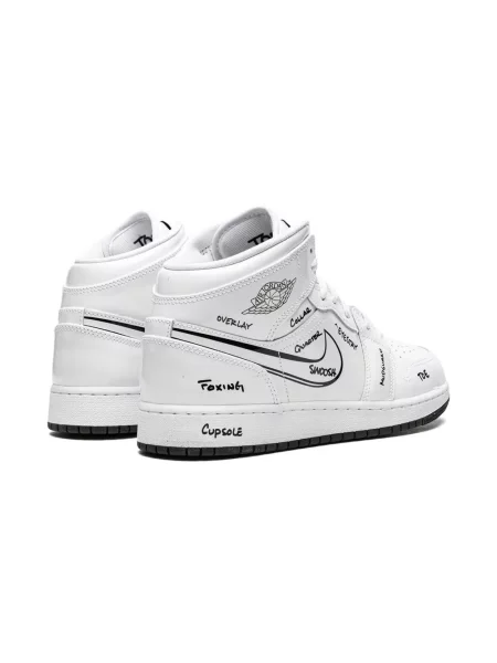 Sneakersy dziecięce Jordan białe
