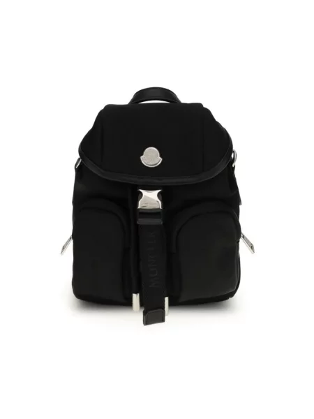 Plecak Moncler skórzany czarny