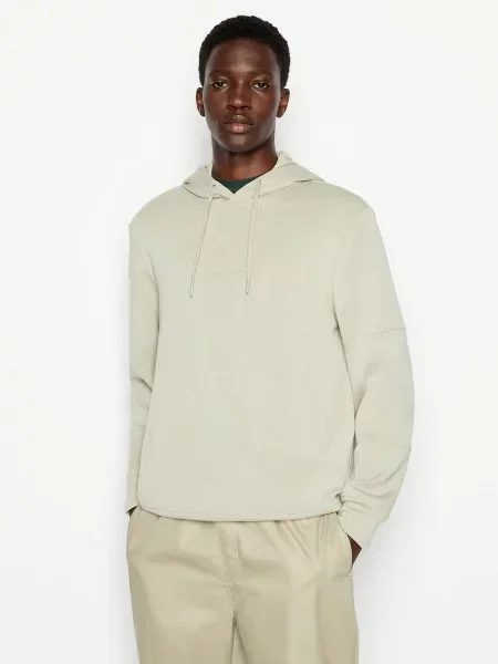 Худи Armani Exchange из модала серое