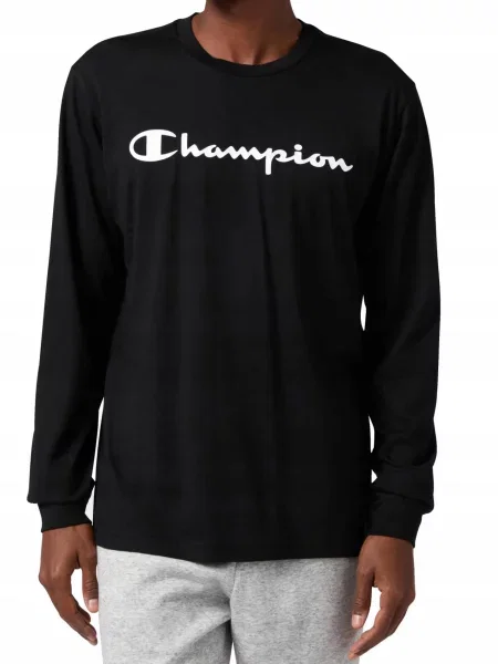 BLUZKA CHAMPION cienka longsleeve czarna