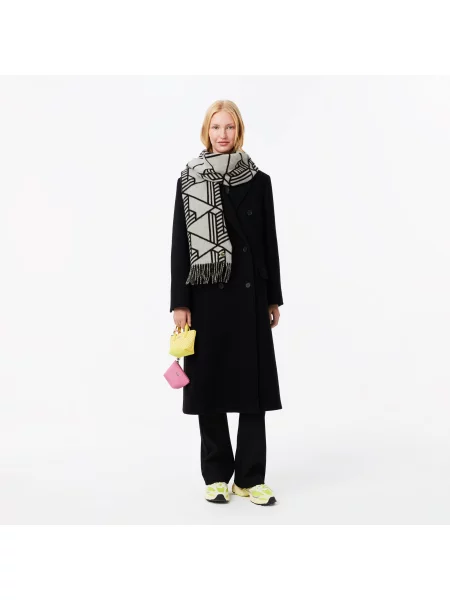 Шарф Lacoste черный