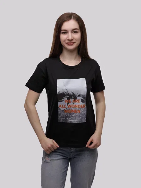 Футболка LUMO віскоза/поліестер чорний