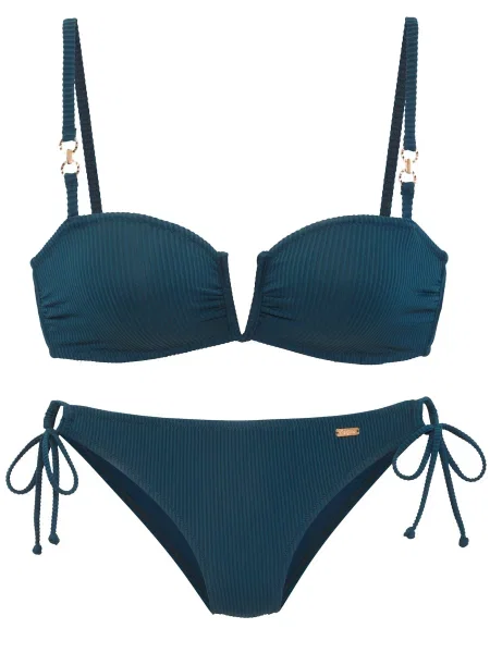 BUFFALO Costum de baie două piese cyan