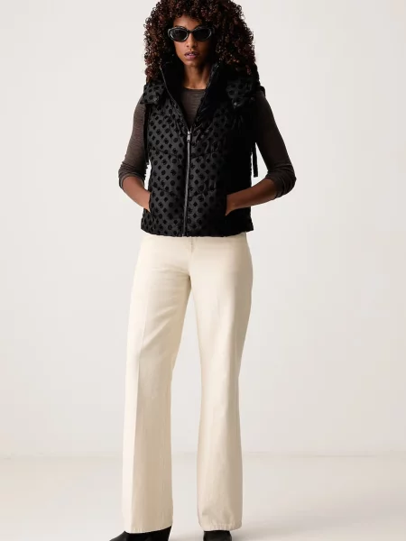Guess vestă pentru femei DAISY negru