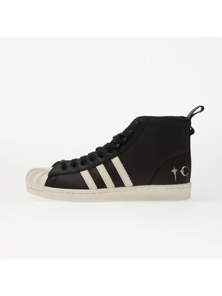 Sneakers adidas x Thug Club Superstar Boot Luxe Core Black/ Off White/ Core Black EUR 46 bela