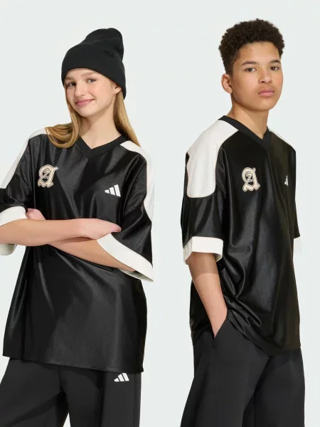 Детская футболка Adidas черная