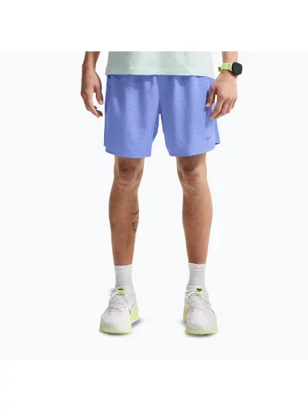 Pantaloni scurți de alergare pentru bărbați Nike Challenger Dri-Fit Breathe 7" royal pulse/royal pulse
