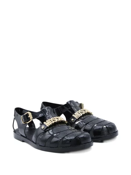Sandale Moschino cu cataramă negru