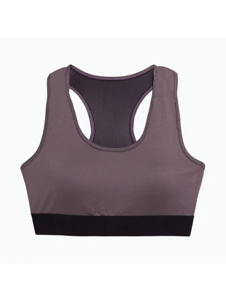 Фитнес сутиен 4F светлокафяв кафяво