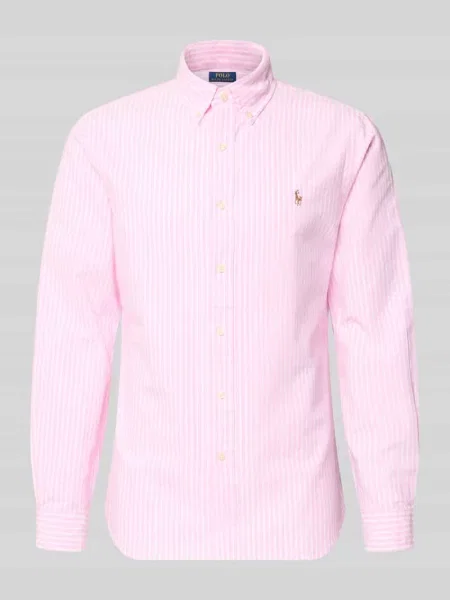 Koszula casualowa o kroju regular fit z czystej bawełny Polo Ralph Lauren różowa