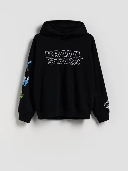 Reserved Mikina Brawl Stars černý