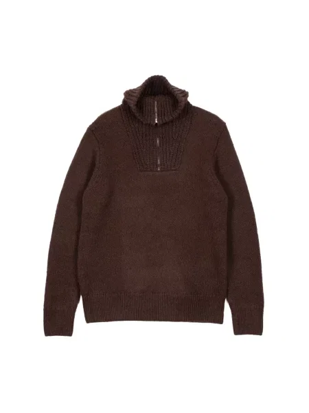 Sweter Kappa brązowy