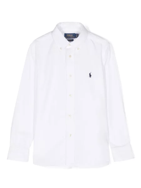 Koszulka polo dziecięca Polo Ralph Lauren biała
