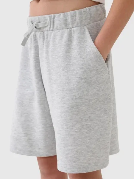 Pantaloni scurți copii 4f gri