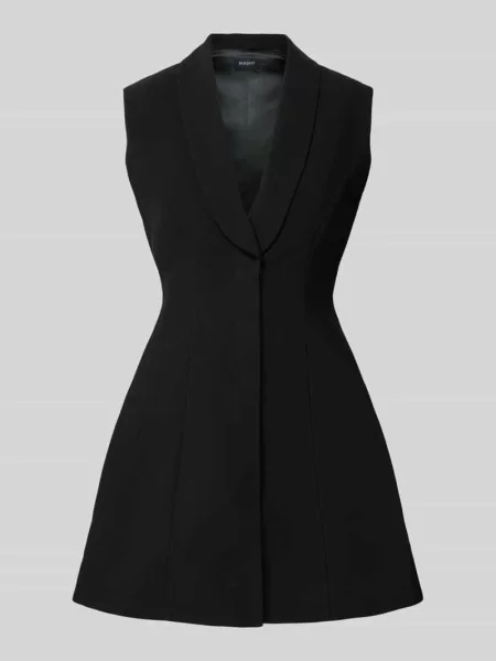 Sukienka koktajlowa z dekoltem w serek model ‘DESTENE HOURGLASS’ Bardot czarna