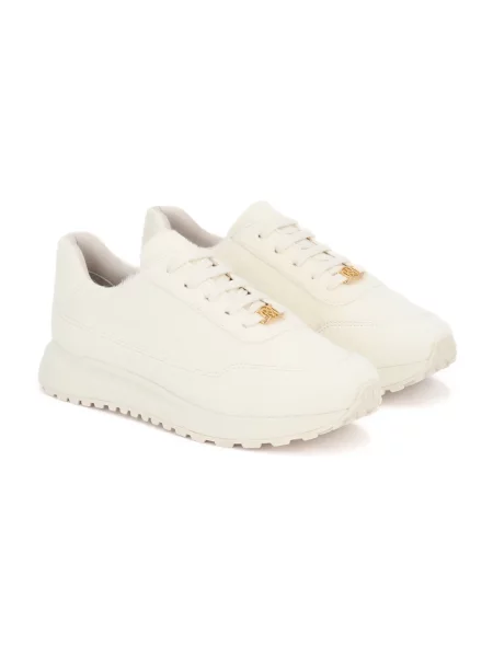 Sneakersy Kazar skórzane beżowe