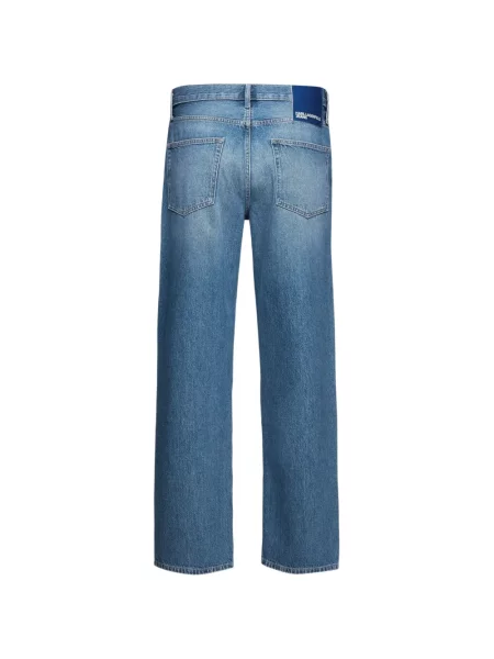 Široke traperice Karl Lagerfeld Jeans plava