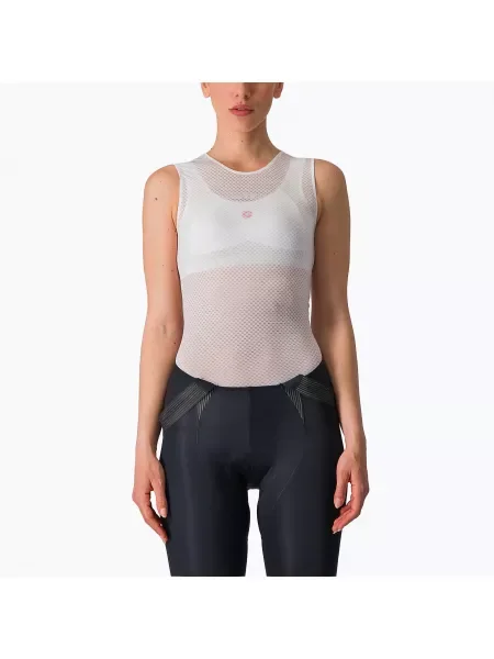 Olcsóbban. Női kerékpáros póló Castelli Pro Mesh Sleeveless white. Méret: L fehér