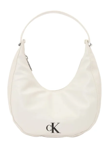 Calvin Klein Geantă de umăr negru alb