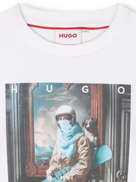 HUGO Дитяча футболка