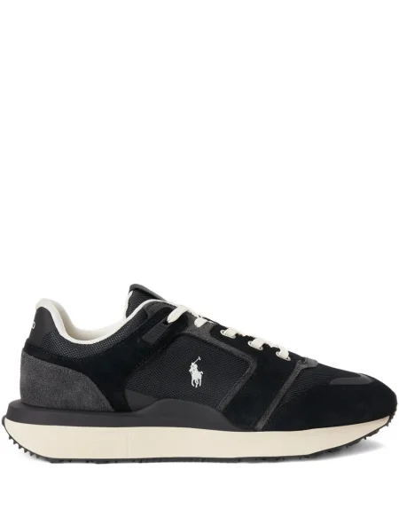 Briaunotas pusiau užtrauktukas zomšinės bokseriai Polo Ralph Lauren balta