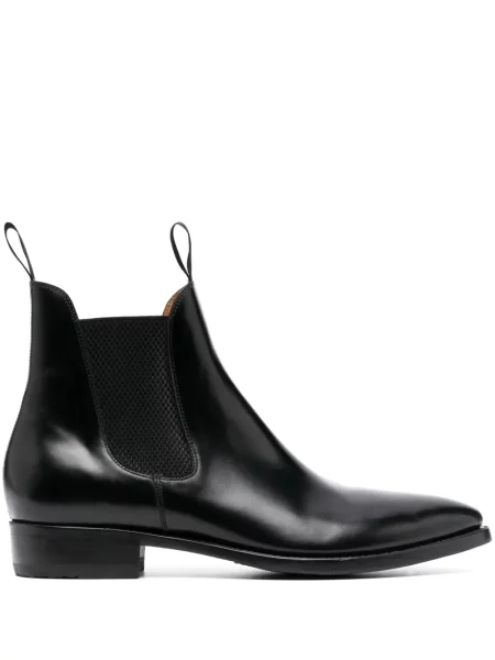 Botine Fursac din piele negru