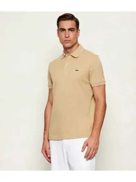 Lacoste Tenisz póló | Slim Fit | pique bézs
