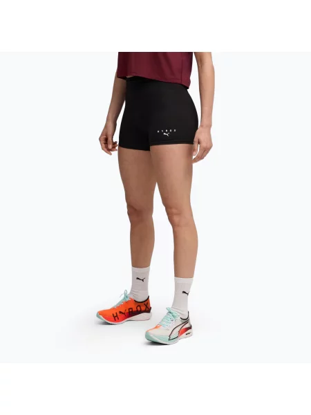 Pantaloni scurți de antrenament pentru femei Puma Hyrox Shapeluxe 3" Tight puma black negru