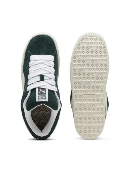 Sneakersy Puma Suede skórzane w miejskim stylu czarne