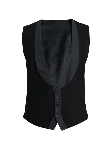 Vestă Dolce & Gabbana cu decolteu în V negru