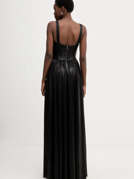 Сукня Retrofete Iris maxi розкльошена чорний