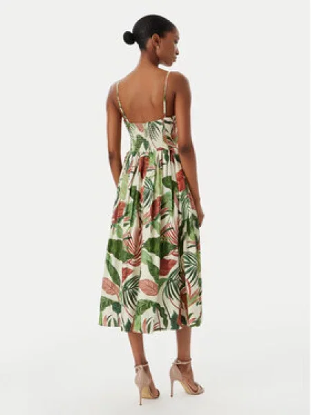 Guess Cocktail obleka zelena