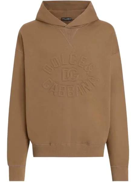 Hanorac cu glugă Dolce & Gabbana maro