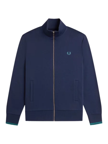 Hanorac cu fermoar Fred Perry albastru